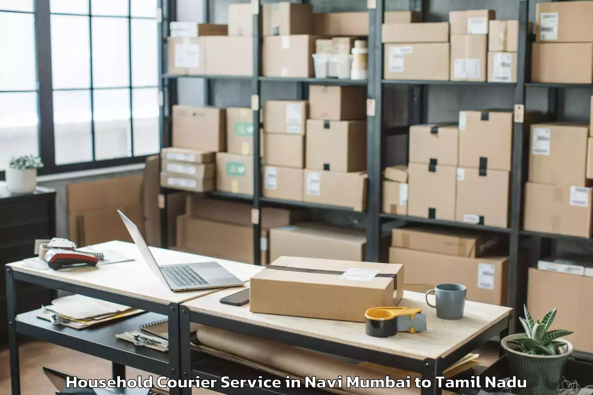 Top Navi Mumbai to Lalgudi Household Courier Available